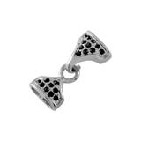 Stainless Steel double 5mm hole bracelet clasp PJ140-2 VNISTAR Jewellery