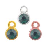 Stainless Steel Birthstone Charms PJ160-3 VNISTAR Metal Charms