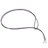 100cm Steel Leather Lanyard PSN028-11 VNISTAR Stainless Steel Necklaces