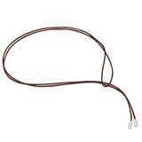100cm Steel Leather Lanyard PSN028-15 VNISTAR Stainless Steel Necklaces