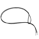 100cm Steel Leather Lanyard PSN028-2 VNISTAR Stainless Steel Necklaces
