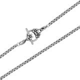 3.5mm Steel Chain Necklace PSN029C VNISTAR Stainless Steel Necklaces