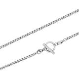 3.5mm Steel Chain Necklace PSN029D VNISTAR Stainless Steel Necklaces