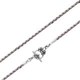 3.0mm Steel Creamy-White Leather Necklace PSN032C VNISTAR Necklaces