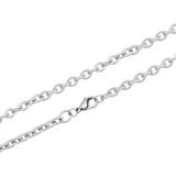 4*5mm Steel Chain Necklace PSN046 VNISTAR European Beads Accessories