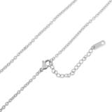 2.5*3mm Steel Chain Necklace PSN050 VNISTAR European Beads Accessories
