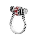 Steel Beaded It Ring R033 VNISTAR Rings