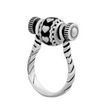 Steel Beaded It Ring R037 VNISTAR Rings