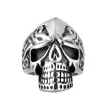 Stainless Steel Skull Ring R053 VNISTAR Steel Men's Rings