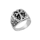 Stainless Steel Men's Ring R057 VNISTAR Steel Men's Rings