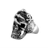 Stainless Steel Men's Ring R063 VNISTAR Steel Men's Rings