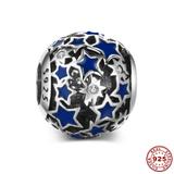 Starry 925 Sterling Silver Charms S006 VNISTAR Silver Spacer Charms