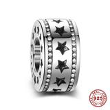 Star Formation 925 Sterling Silver Charms S008 VNISTAR Silver Spacer Charms