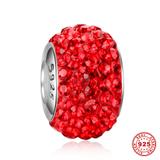 Forever Love You 925 Sterling Silver Charms S029-3 VNISTAR Silver Spacer Charms