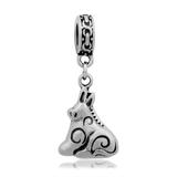 Steel Dangle Charms T001P VNISTAR Stainless Steel European Beads