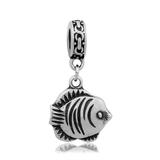 Steel Dangle Charms T002P VNISTAR Stainless Steel European Beads