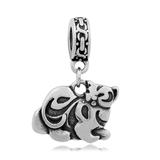 Steel Dangle Charms T031P VNISTAR Stainless Steel European Beads