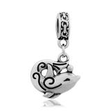 Steel Dangle Charms T032P VNISTAR Stainless Steel European Beads
