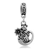 Steel Dangle Charms T036P VNISTAR Stainless Steel European Beads