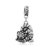 Steel Dangle Charms T037P VNISTAR Stainless Steel European Beads