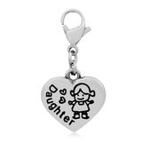Steel Clip-On Charms T041L VNISTAR Clip On Charms