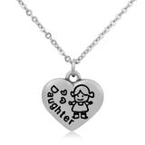 Steel Charm Necklace T041N1 VNISTAR Stainless Steel Charm Necklaces