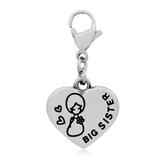 Steel Clip-On Charms T045L VNISTAR Clip On Charms