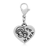 Steel Clip-On Charms T048L VNISTAR Clip On Charms