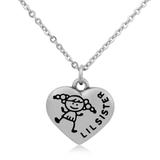 Steel Charm Necklace T049N1 VNISTAR Stainless Steel Charm Necklaces