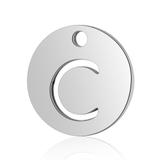 Stainless Steel Polished Charm T051-C VNISTAR Steel Small Charms