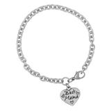 Steel Charm Bracelet T055B1 VNISTAR Steel Charm Bracelets