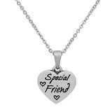 Steel Charm Necklace T056N VNISTAR Stainless Steel Charm Necklaces