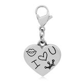 Steel Clip-On Charms T058L VNISTAR Clip On Charms