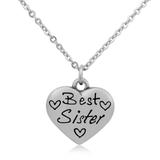 Steel Charm Necklace T062N1 VNISTAR Stainless Steel Charm Necklaces