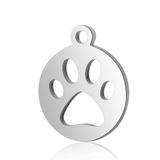 Stainless Steel Polished Charm T065 VNISTAR Steel Small Charms