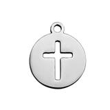 Stainless Steel Polished Charm T066 VNISTAR Steel Small Charms
