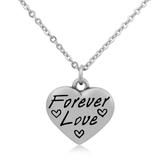 Steel Charm Necklace T067N1 VNISTAR Stainless Steel Charm Necklaces