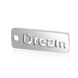 Stainless Steel Polished Charm T071 VNISTAR Steel Small Charms