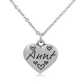 Steel Charm Necklace T072N1 VNISTAR Stainless Steel Charm Necklaces