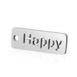 Stainless Steel Polished Charm T073 VNISTAR Steel Small Charms