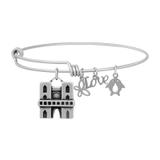 Steel Charm Bangle T073BA VNISTAR Bangles