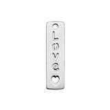 Stainless Steel Polished Charm T078 VNISTAR Steel Small Charms