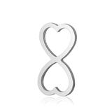 Stainless Steel Polished Charm T084 VNISTAR Steel Small Charms