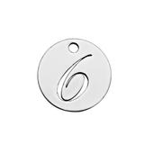 Stainless Steel Polished Charm T087-6 VNISTAR Steel Small Charms