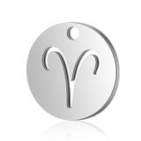 Stainless Steel Polished Charm T095-1 VNISTAR Steel Small Charms