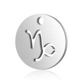 Stainless Steel Polished Charm T095-10 VNISTAR Steel Small Charms