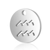 Stainless Steel Polished Charm T095-11 VNISTAR Steel Small Charms