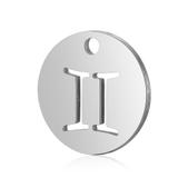 Stainless Steel Polished Charm T095-3 VNISTAR Steel Small Charms