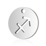 Stainless Steel Polished Charm T095-9 VNISTAR Steel Small Charms