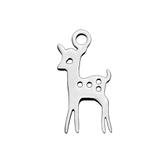 Stainless Steel Polished Charm T112 VNISTAR Steel Small Charms